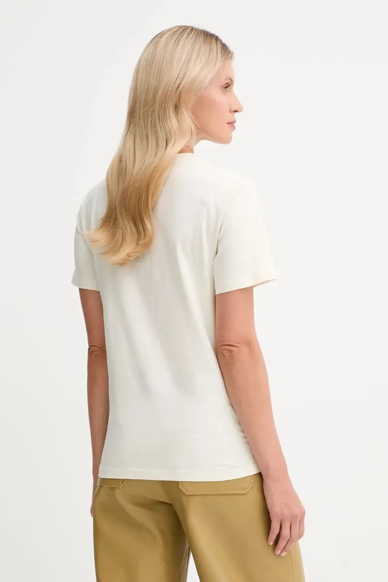 Bally T-shirt Donna Beige 3574533 miniatura 3