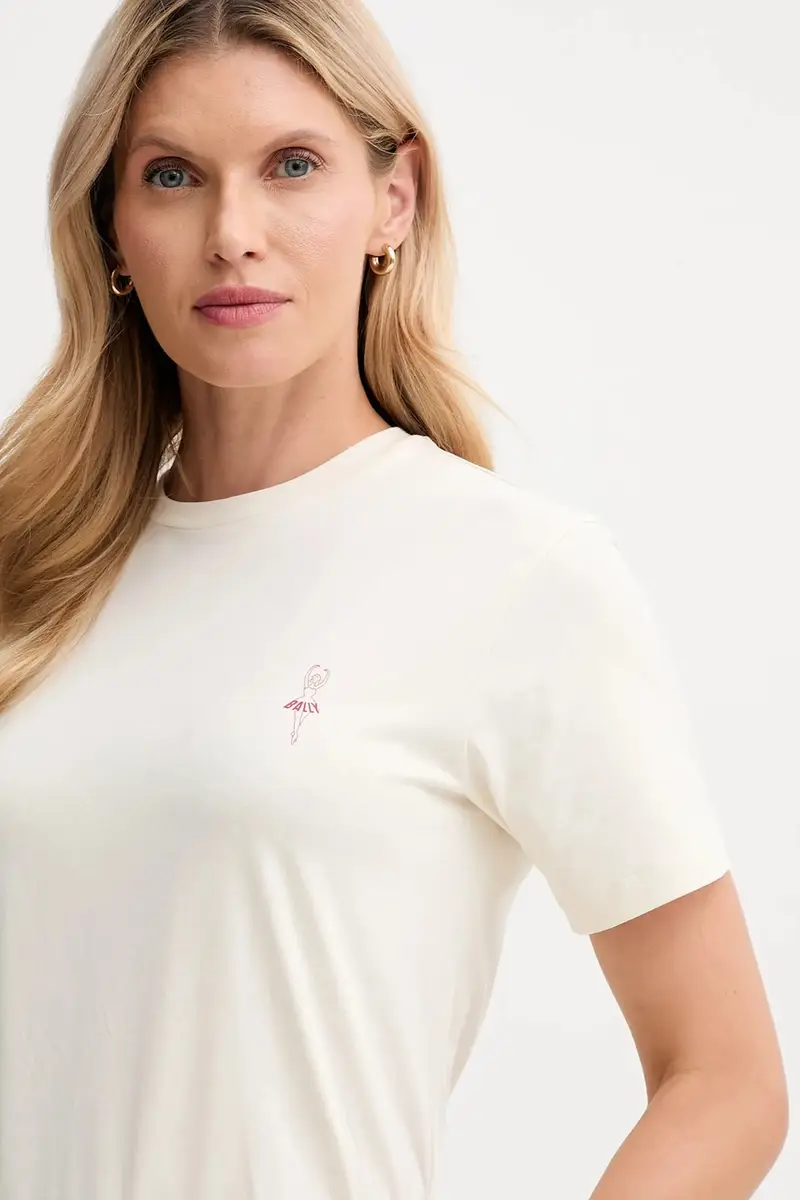 Bally T-shirt Donna Beige 3574533 miniatura 4