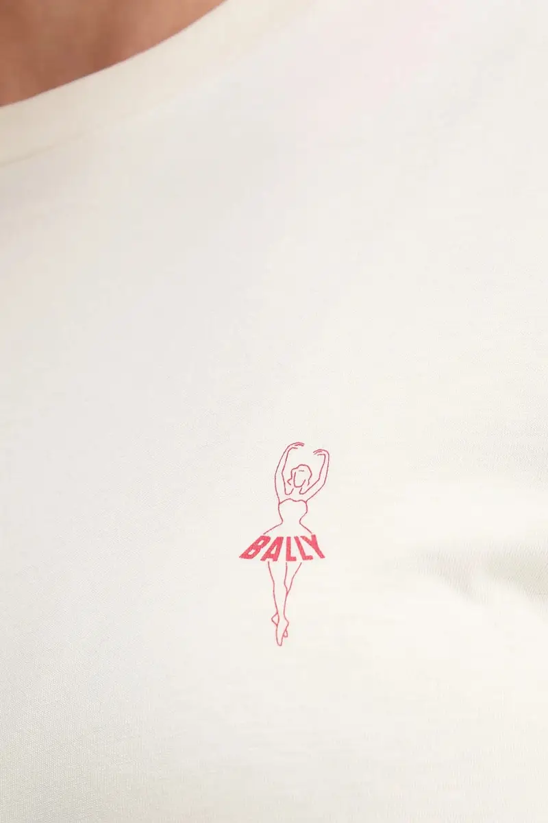 Bally T-shirt Donna Beige 3574533 miniatura 5