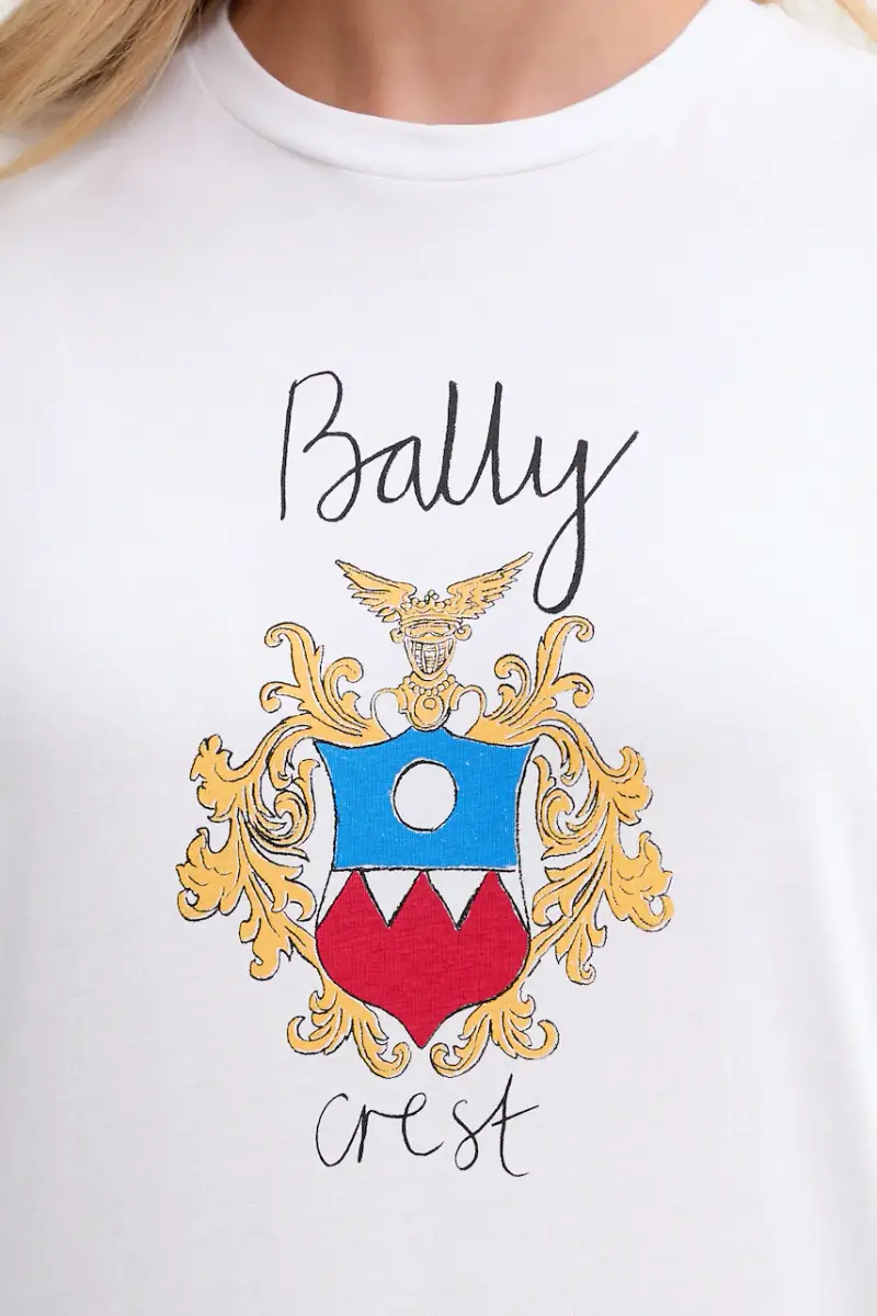 Bally T-shirt Donna Bianco 3578340 miniatura 5