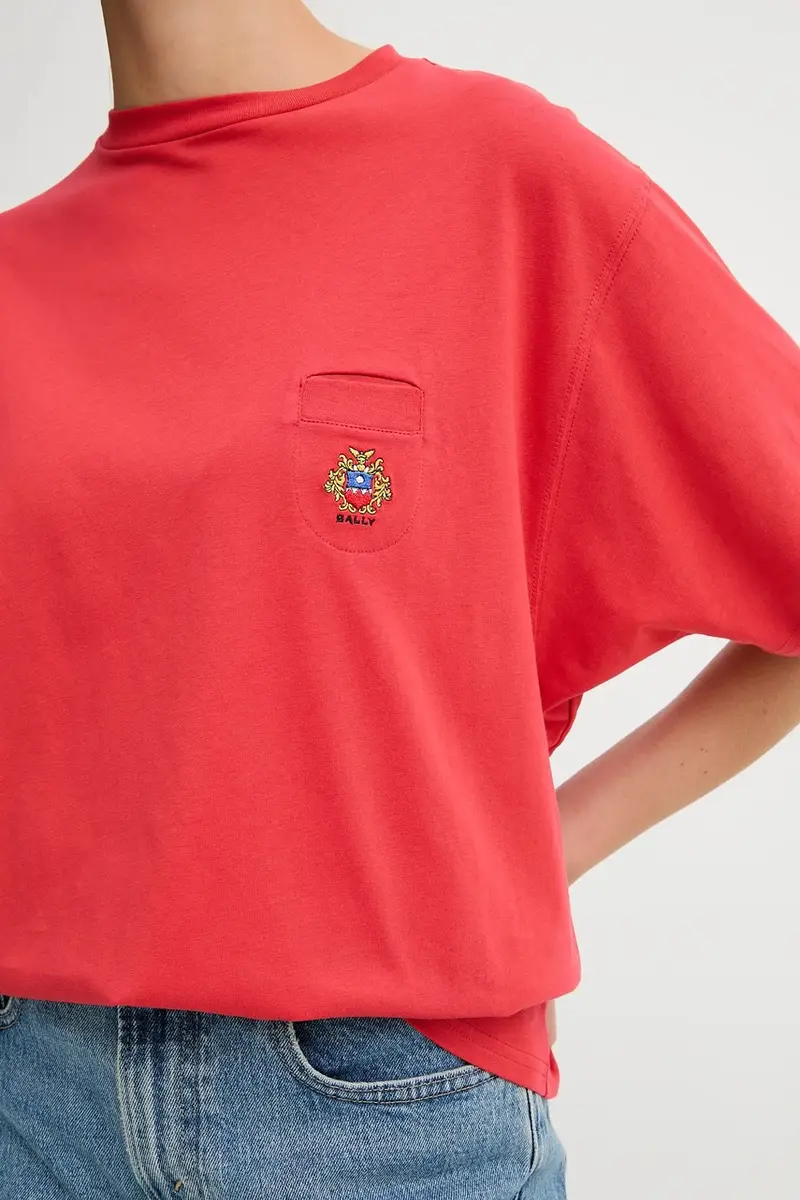 Bally T-shirt Donna Rosso 3427714 miniatura 5