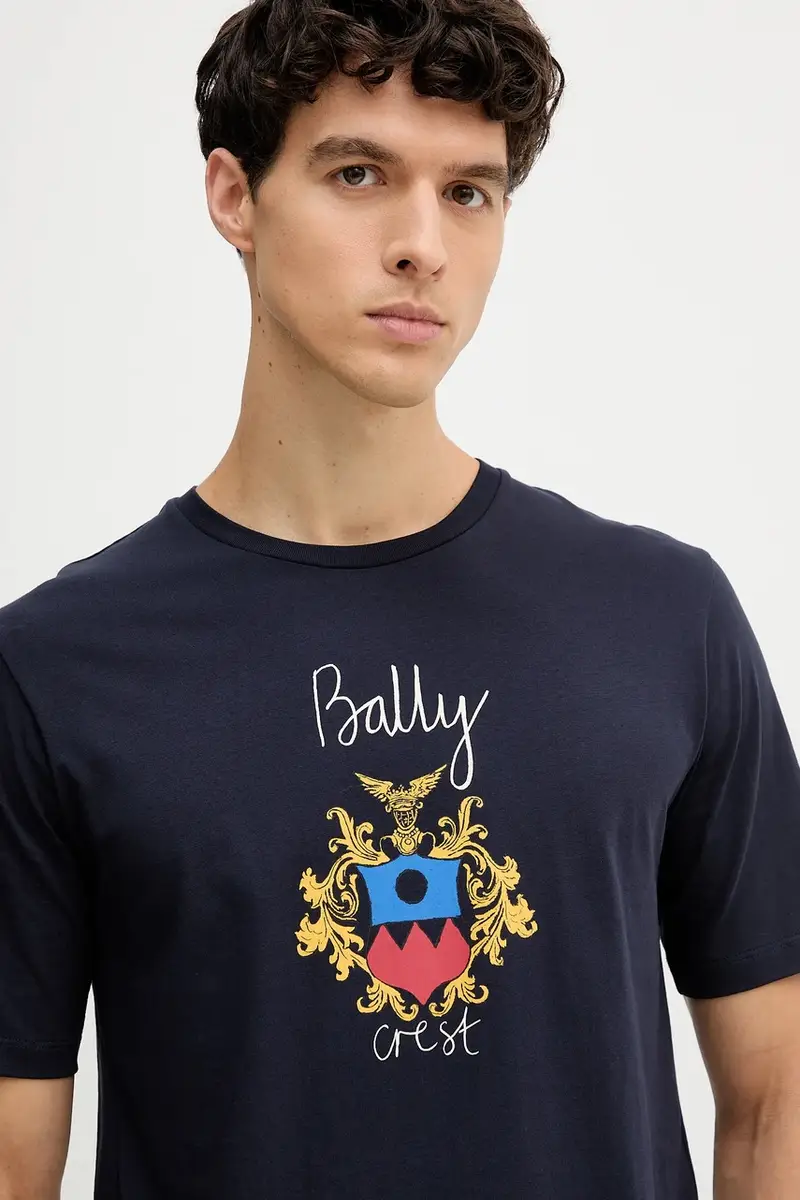 Bally T-shirt Uomo Blu 3424392 miniatura 4
