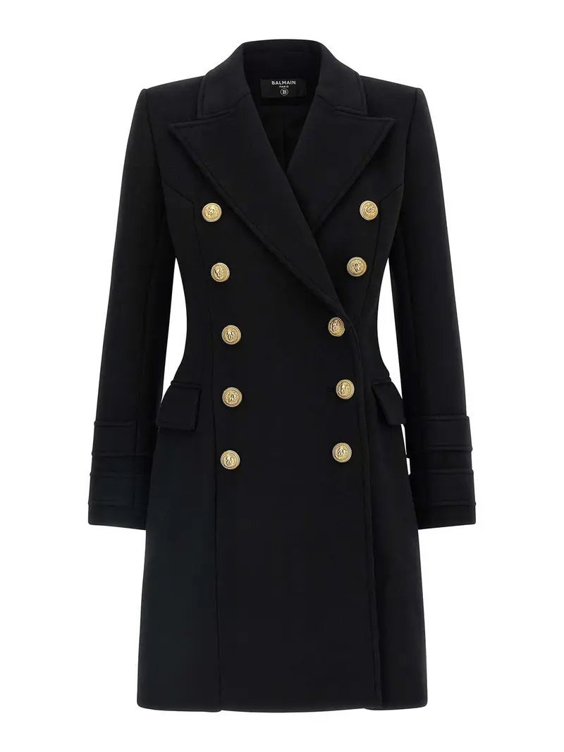 10 Bottoni Coat Nero