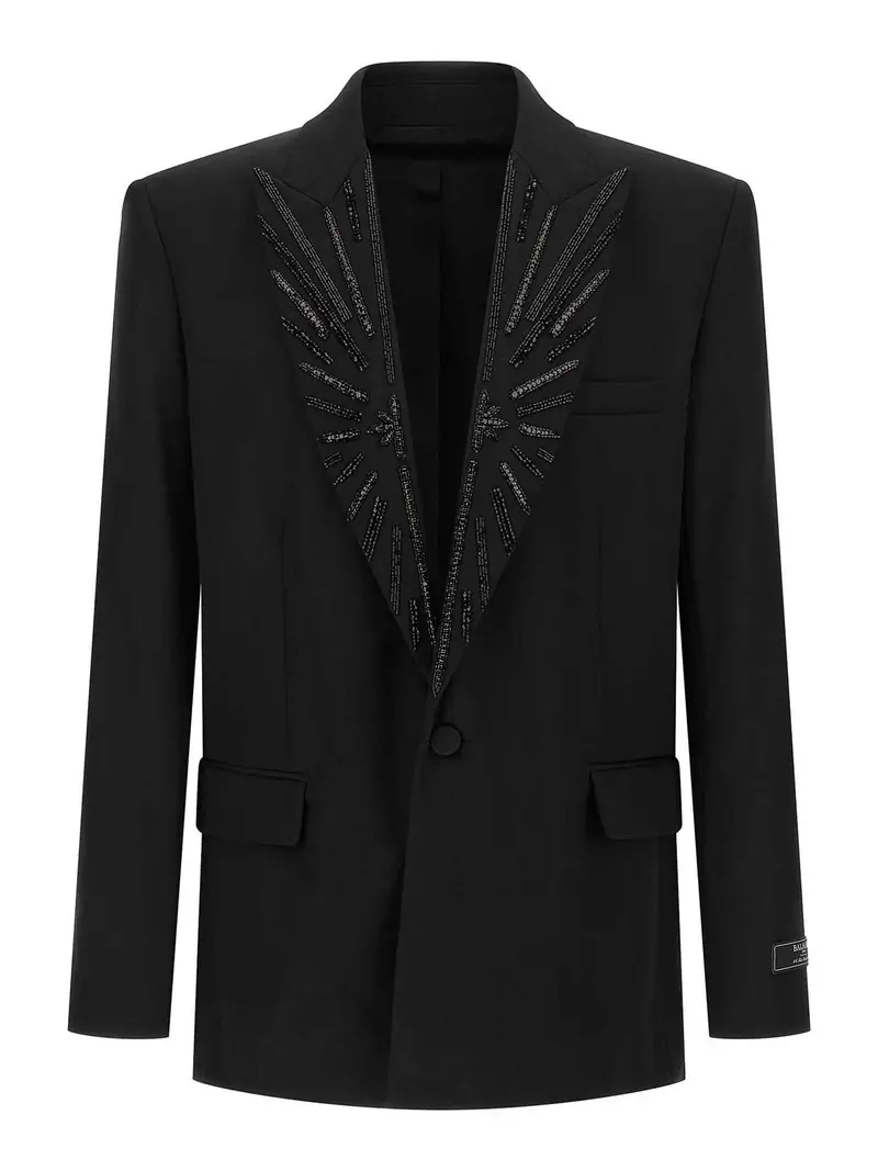 Balmain Blazer Nero 4357240