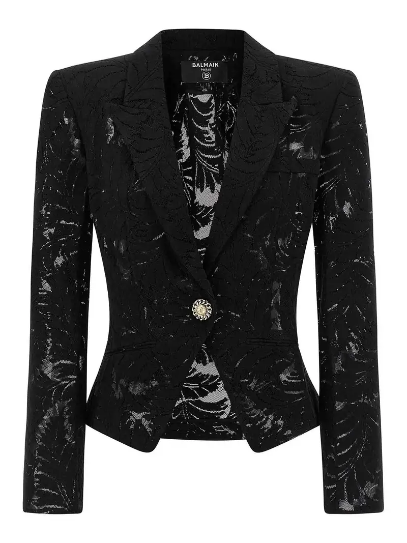 Balmain Blazer Nero 3348180