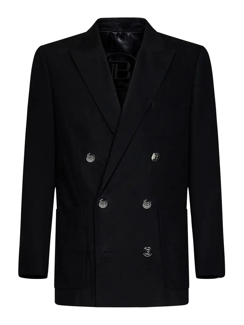 Balmain Blazer Nero 3383895