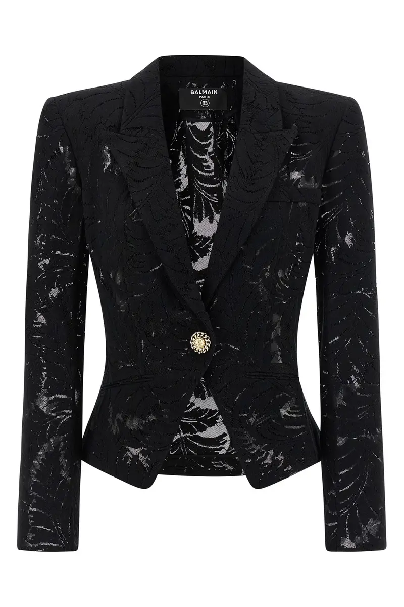 Balmain Blazer Nero 2550823