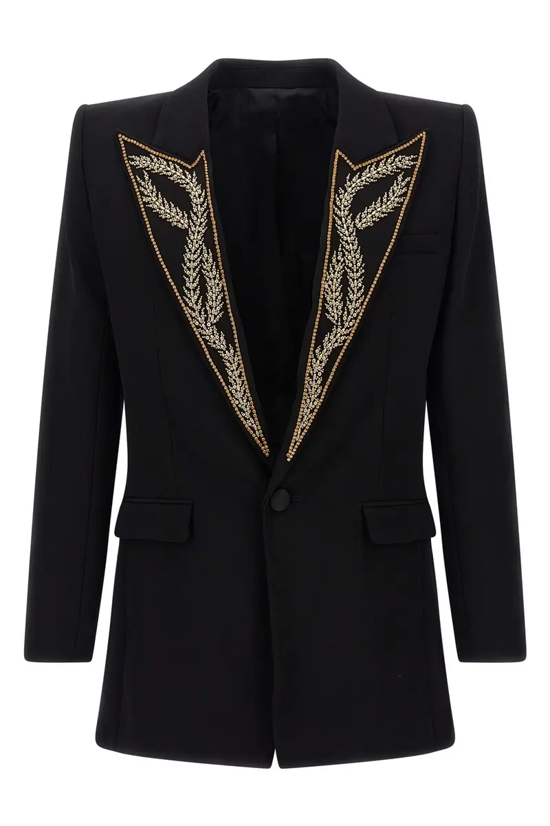 Balmain Blazer Nero 2551206