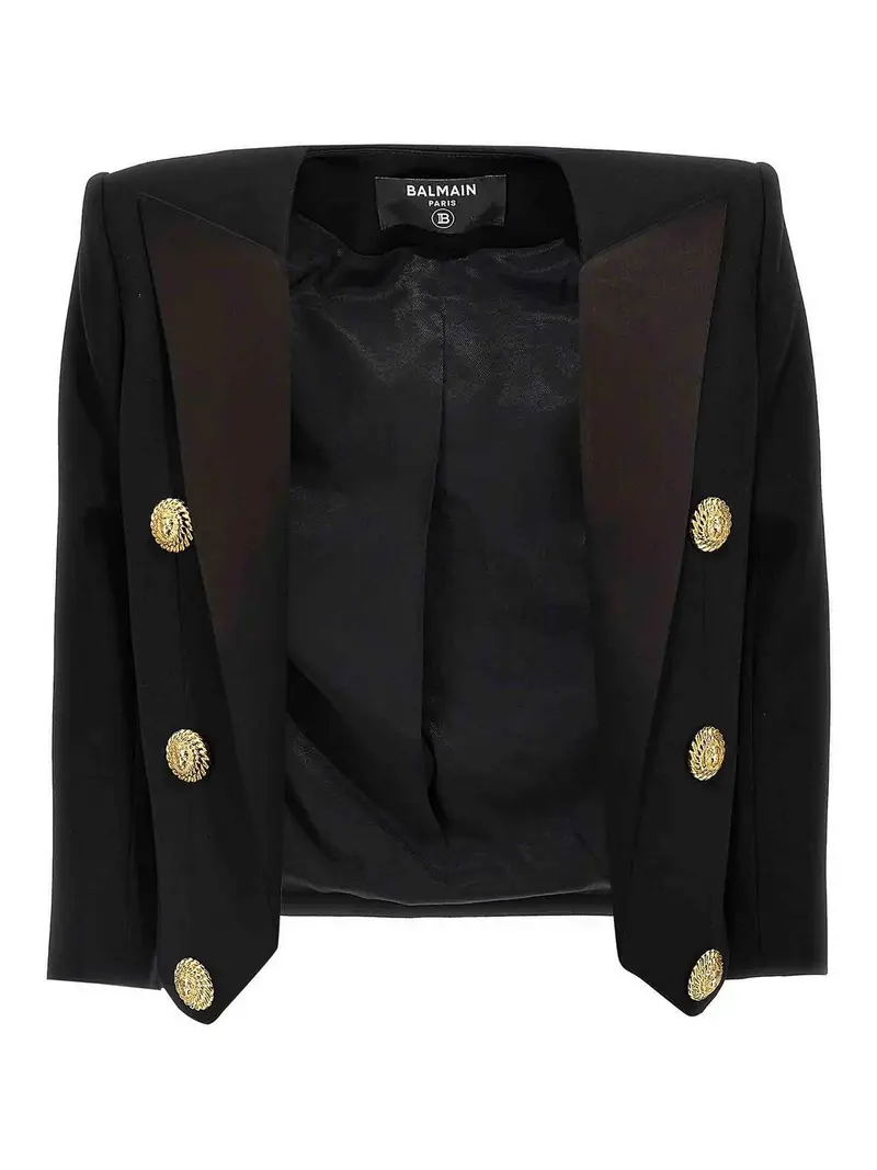 Balmain Blazer Nero 3334139