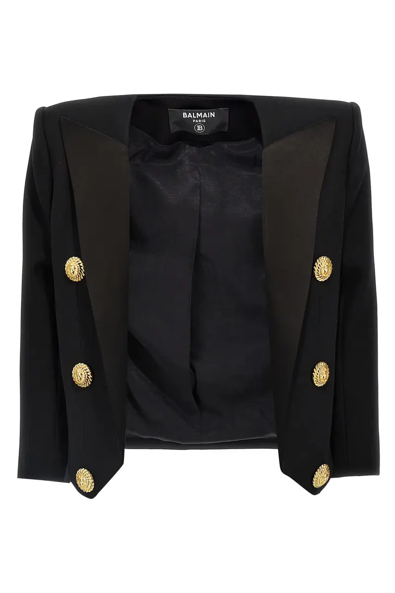 Balmain Blazer Nero 2763706