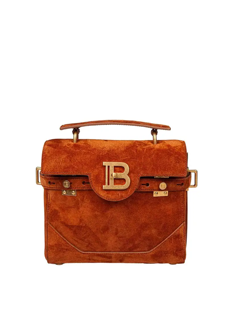 Balmain Bors A Mano B Buzz 23 In Suede Cammello