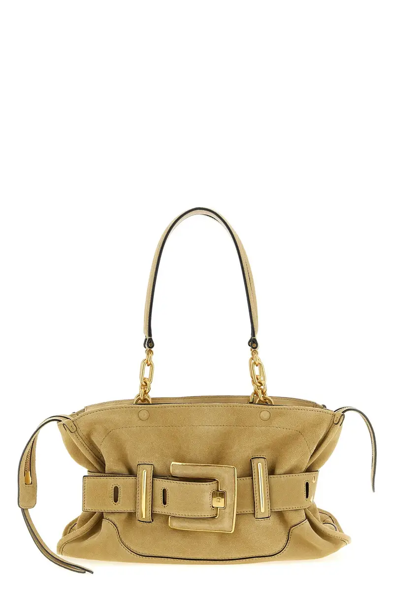 Balmain Borsa a spalla Beige 4073992