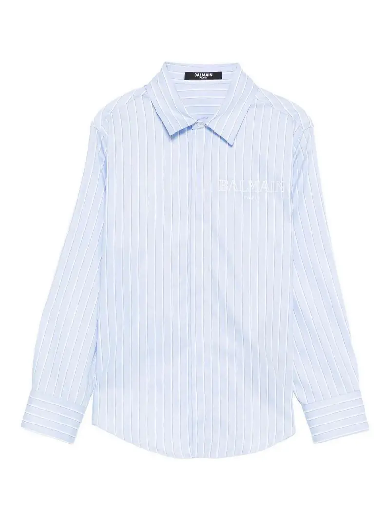 Camicia A Righe Blu