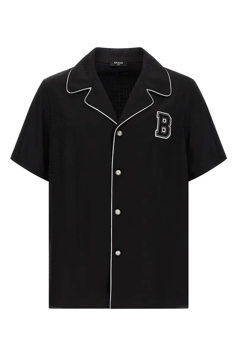 Camicia 'Balmain Varsity' Nero
