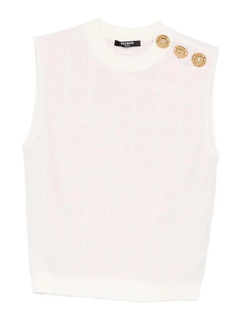 Canotta in tweed Color Carne E Neutri