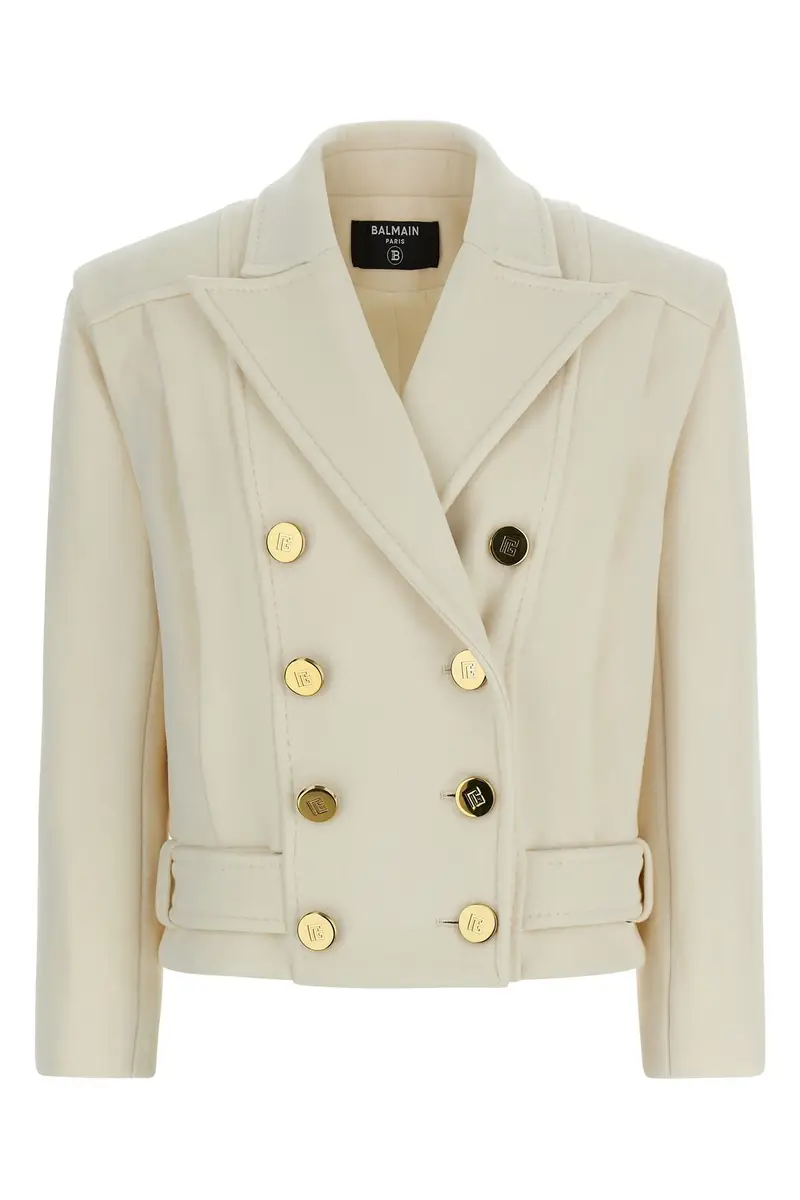 Cappotto Doppiopetto Bianco