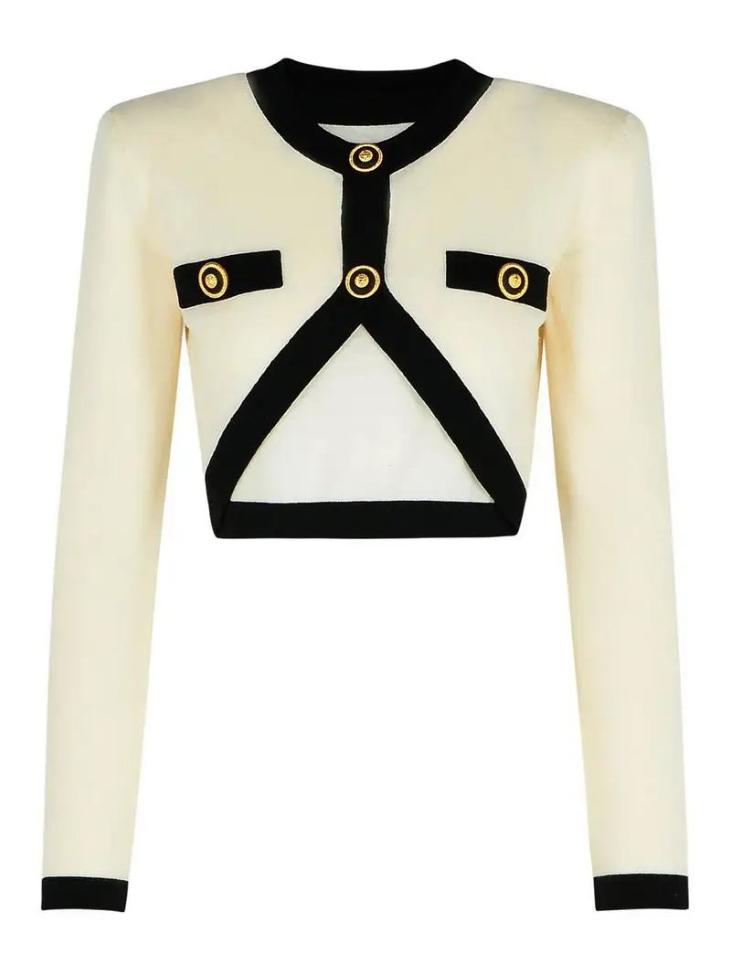 Balmain Cardigan Crema 3283133