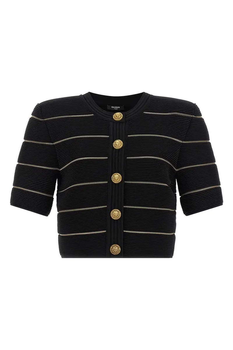 Cardigan Crop Nero