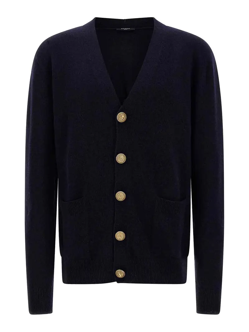 Balmain Cardigan Blu 3279353
