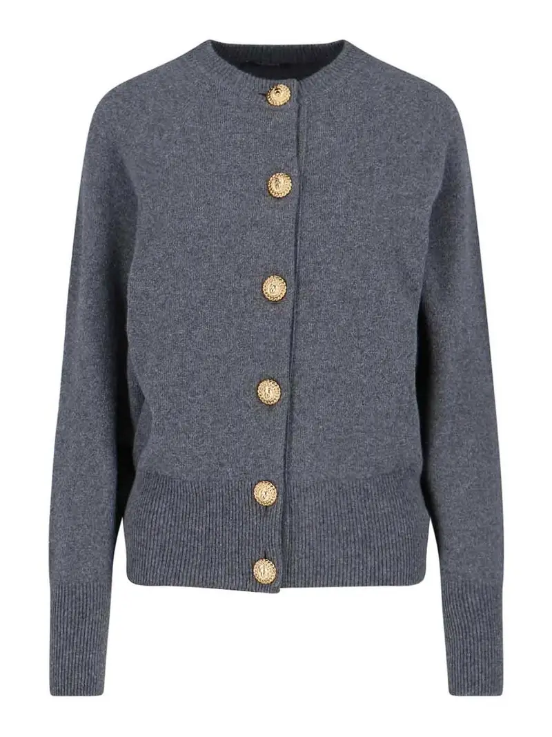 Balmain Cardigan Grigio 4202891