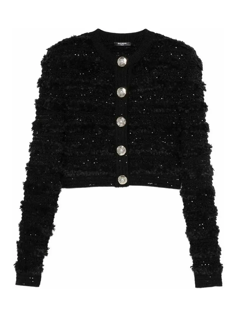 Balmain Cardigan Nero 4006451