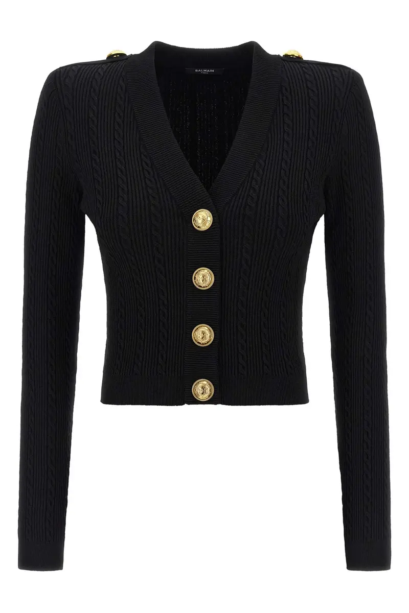 Balmain Cardigan Nero 2551049