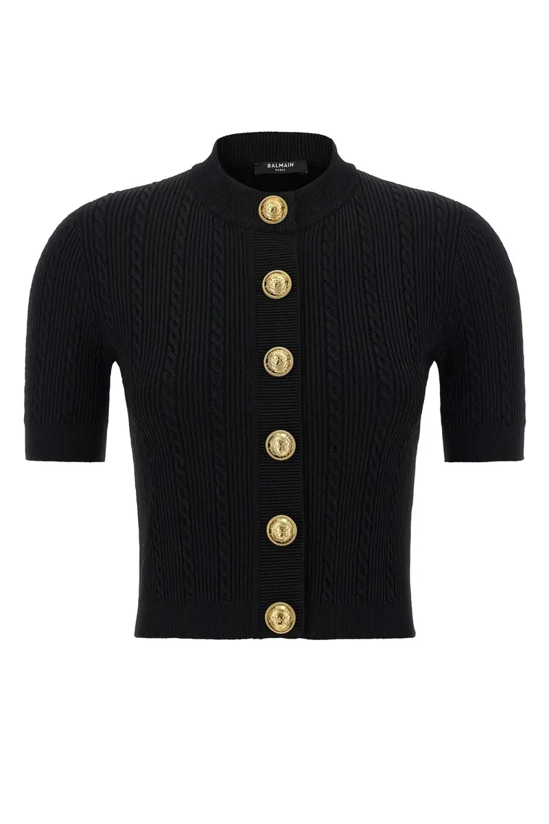 Balmain Cardigan Nero 2551043