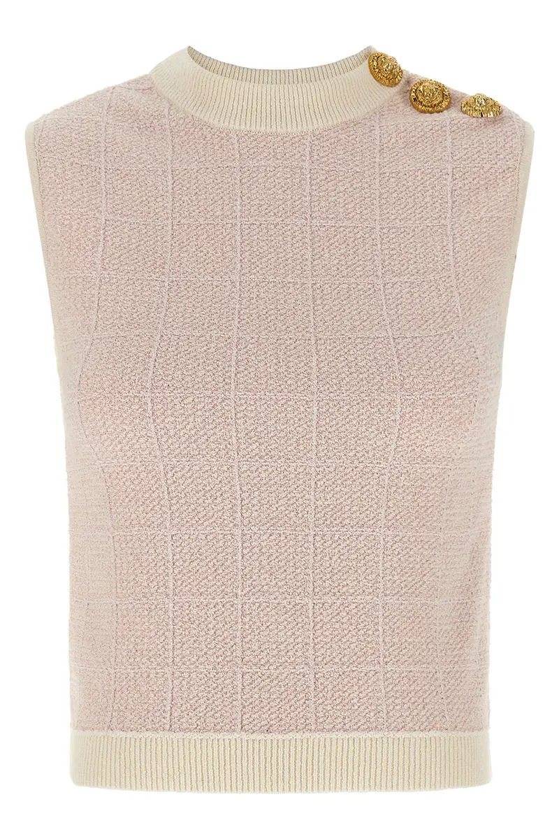 Balmain Gilet Rosa 4201315