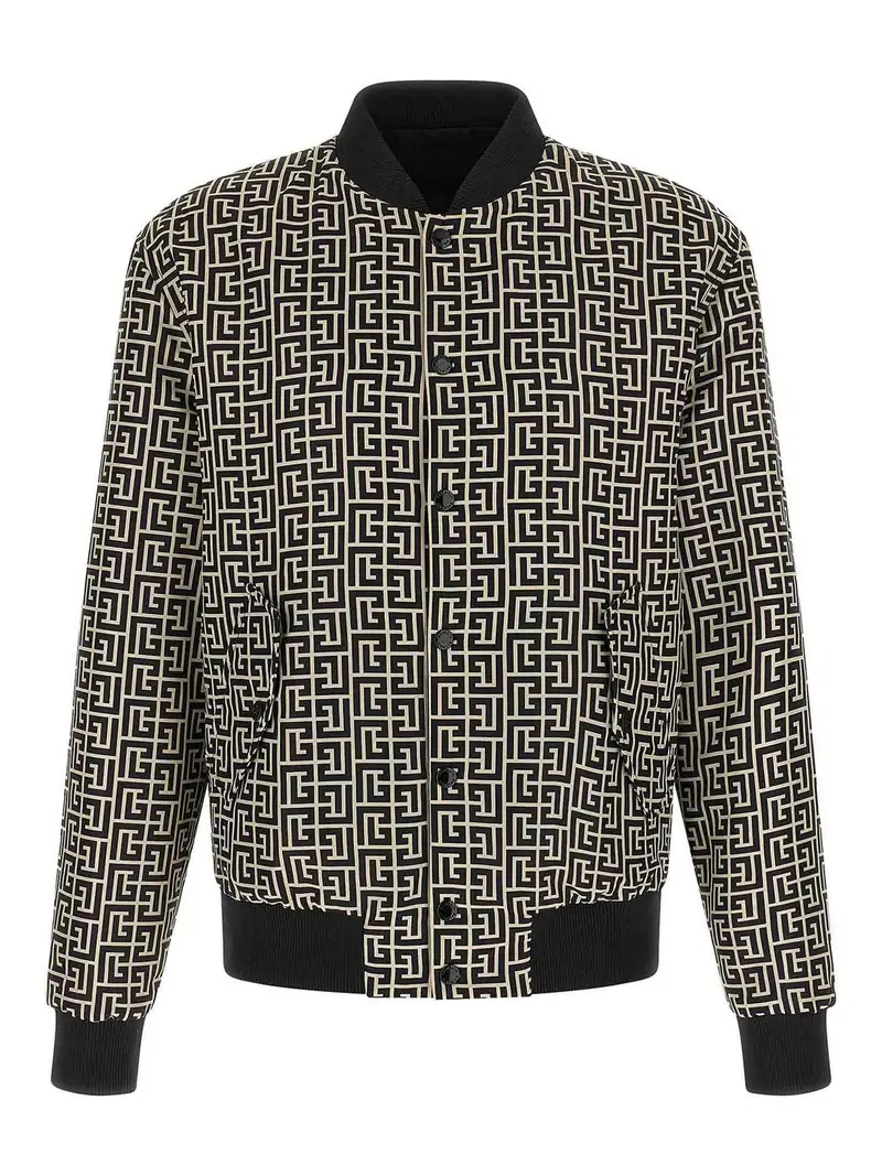 Giubbotto bomber reversibile Nero