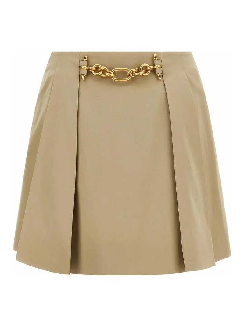 Gonna a catena Beige