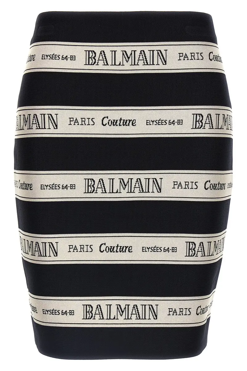 Gonna Nastro Balmain Nero