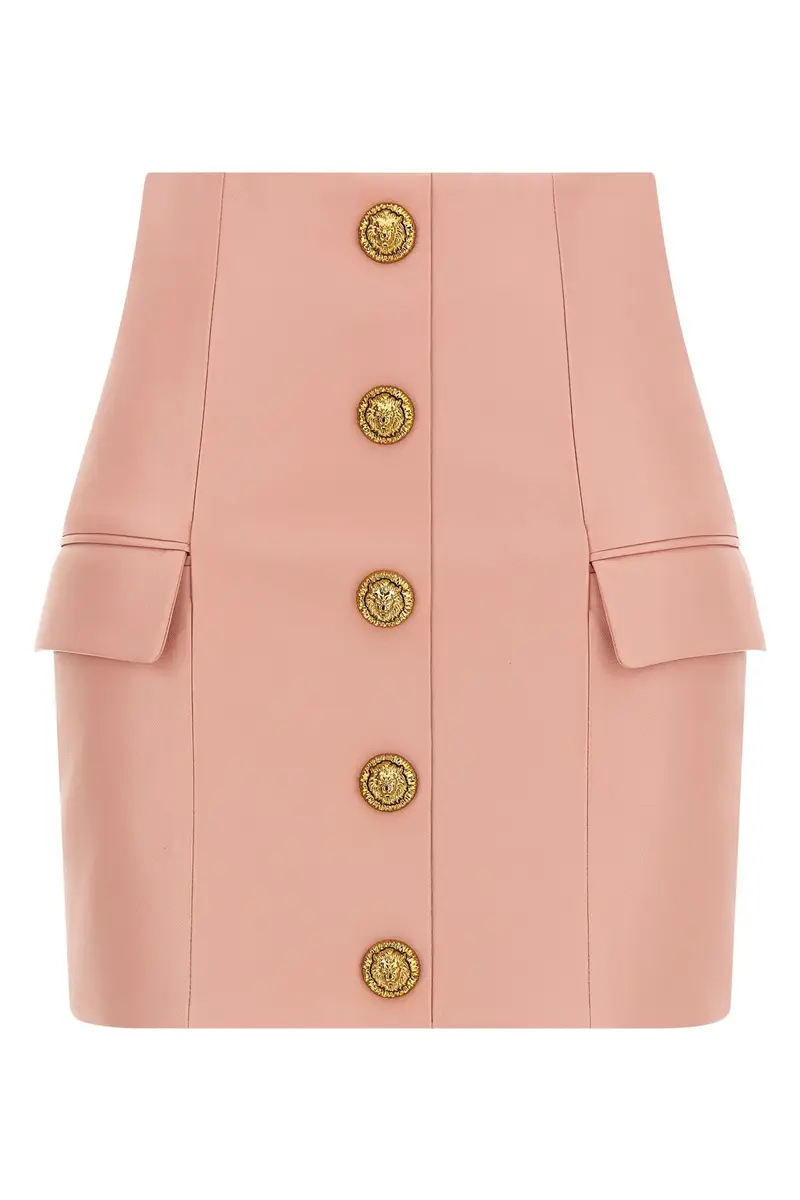 Gonna Testa Di Leone Rosa