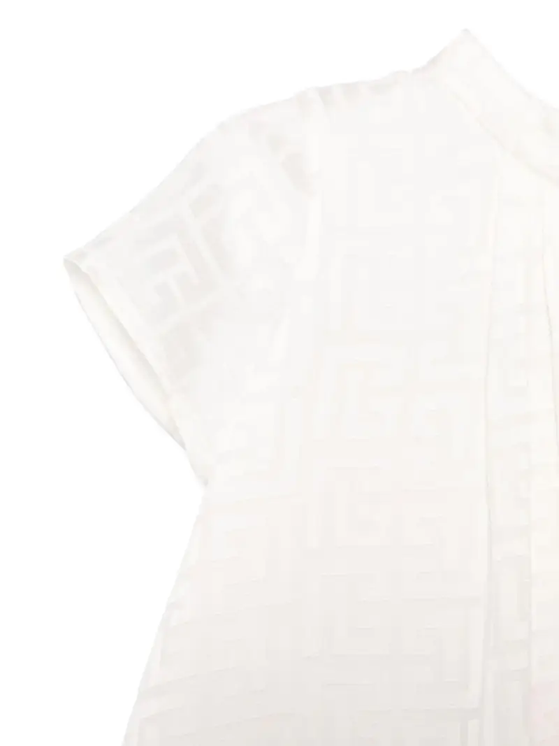 Abito avorio logo monogram all-over miniatura 2