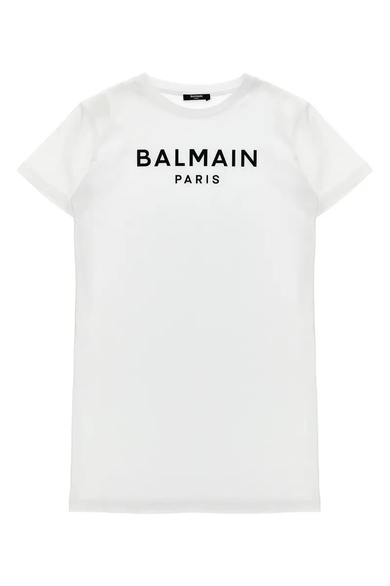 Abito Logo Rilievo Bianco