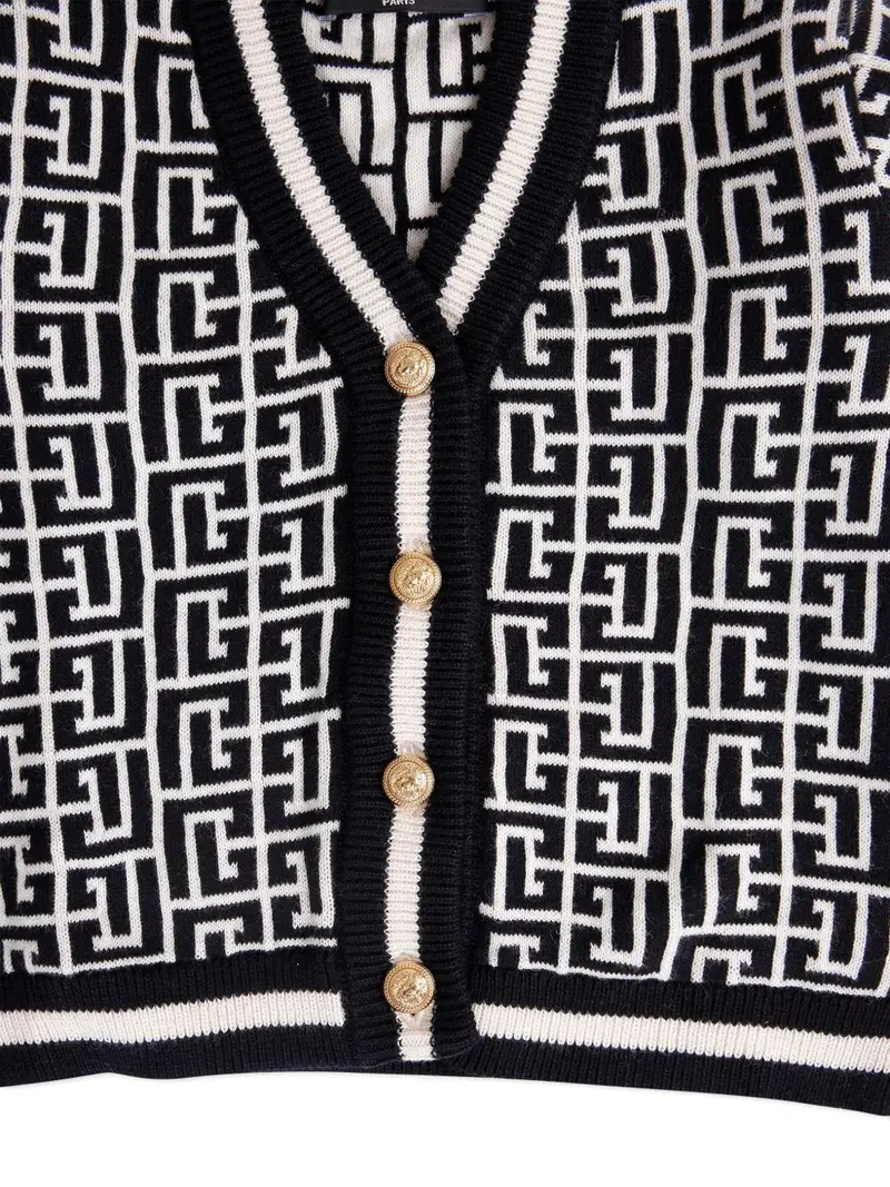 BALMAIN KIDS Cardigan Bianco 4015070 miniatura 3