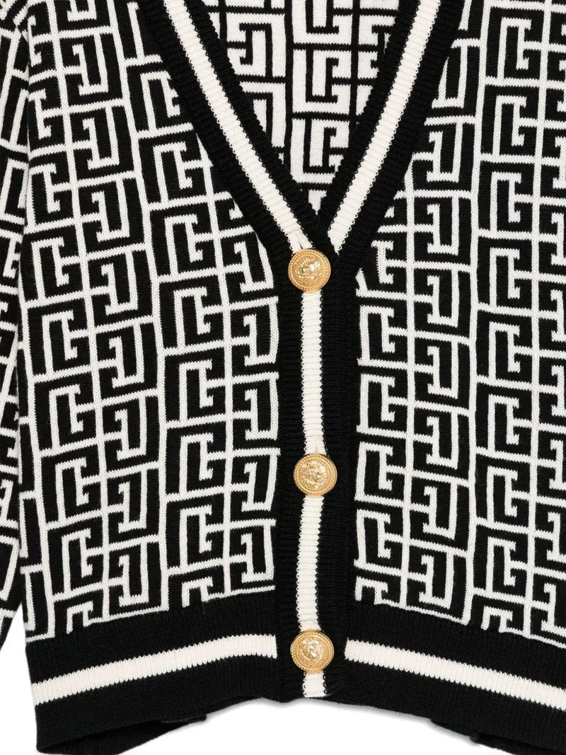 BALMAIN KIDS Cardigan Nero 2540949 miniatura 2