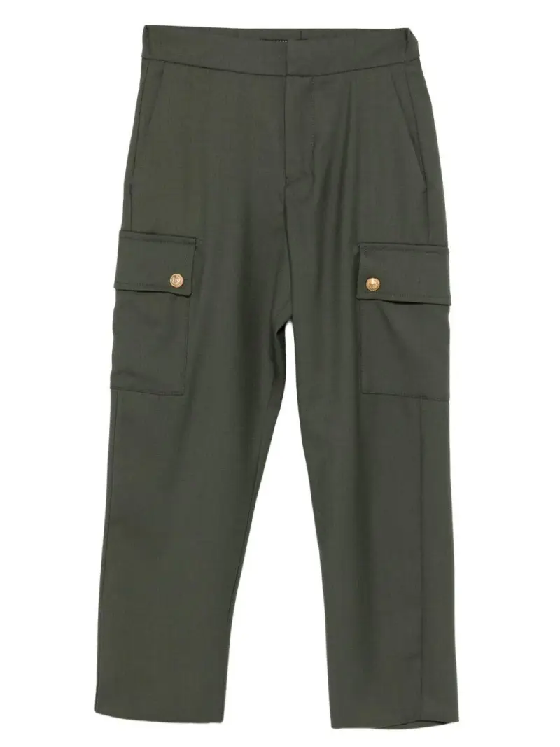 Cargo Verde Oliva con Bottoni
