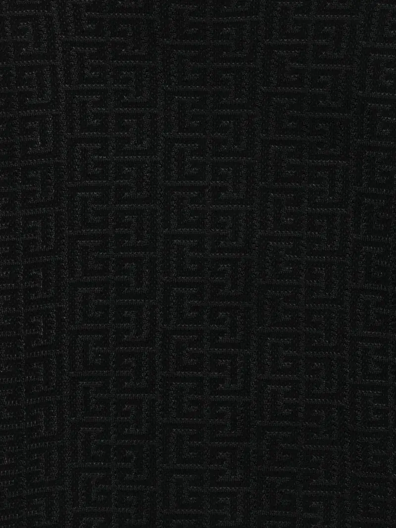 Maglione Nero con Monogramma miniatura 3