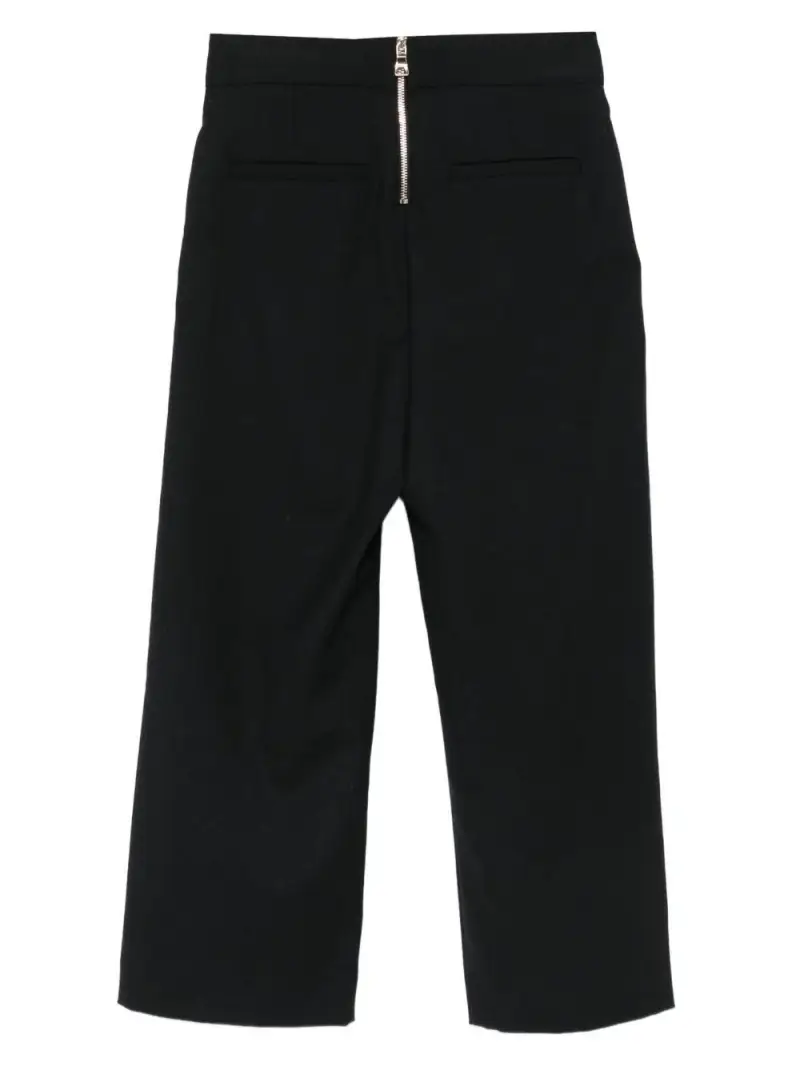 Pantaloni Neri a Portafoglio con Bottoni Nero oro miniatura 3