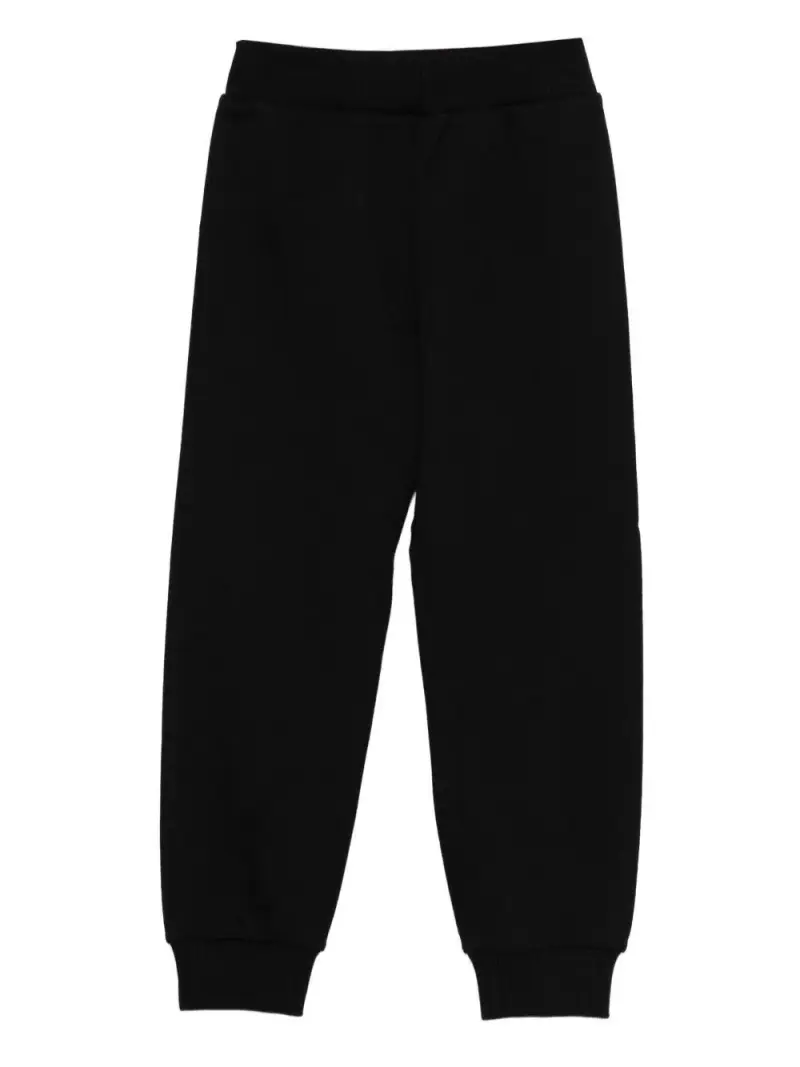 Pantaloni Sportivi Neri con Logo Nero miniatura 3