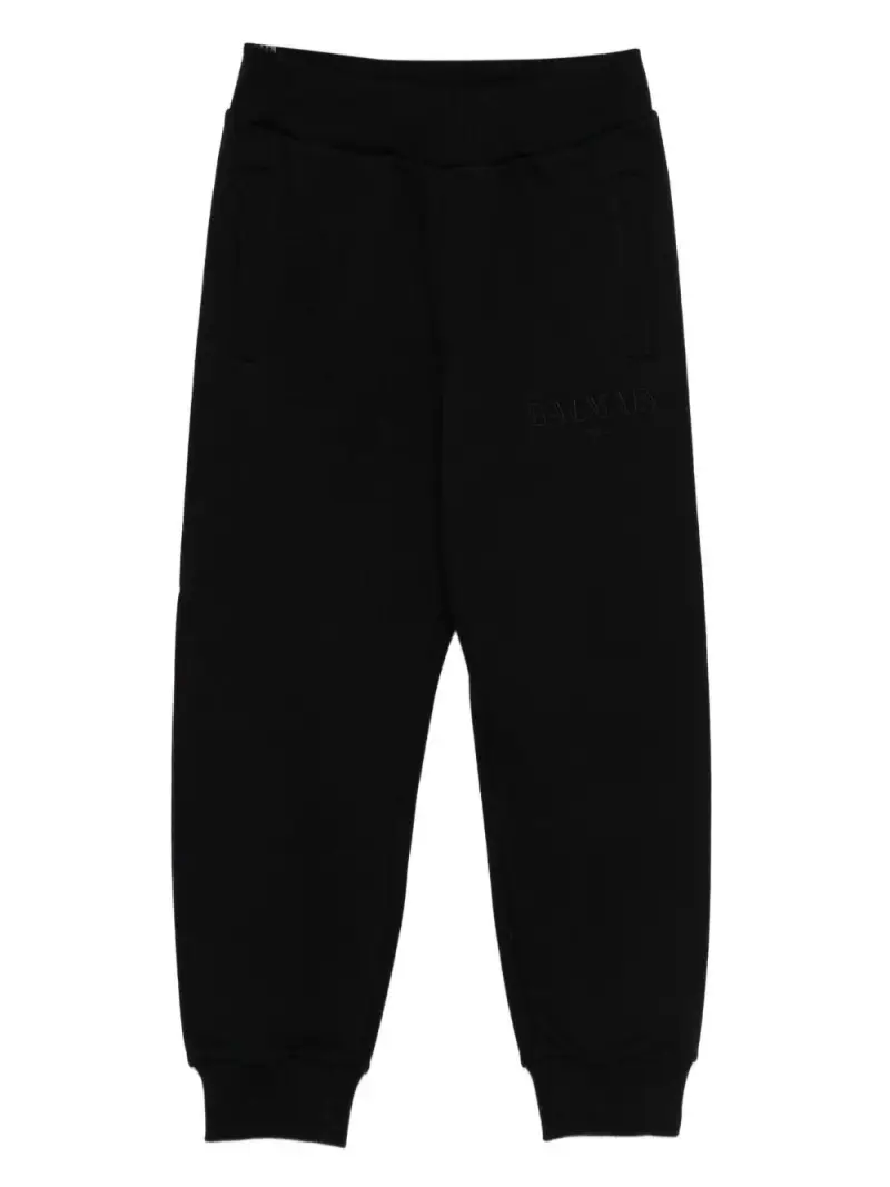 Pantaloni Sportivi Neri con Logo Nero