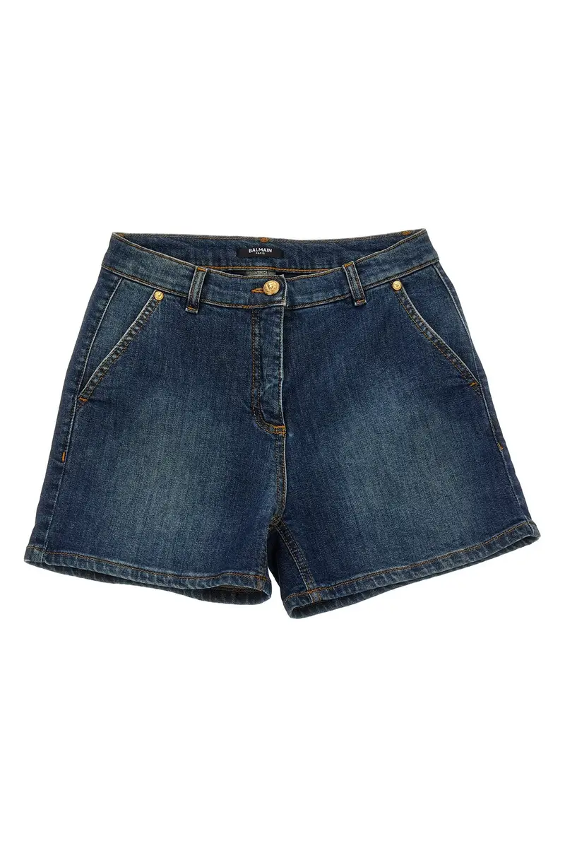 Short Denim Blu