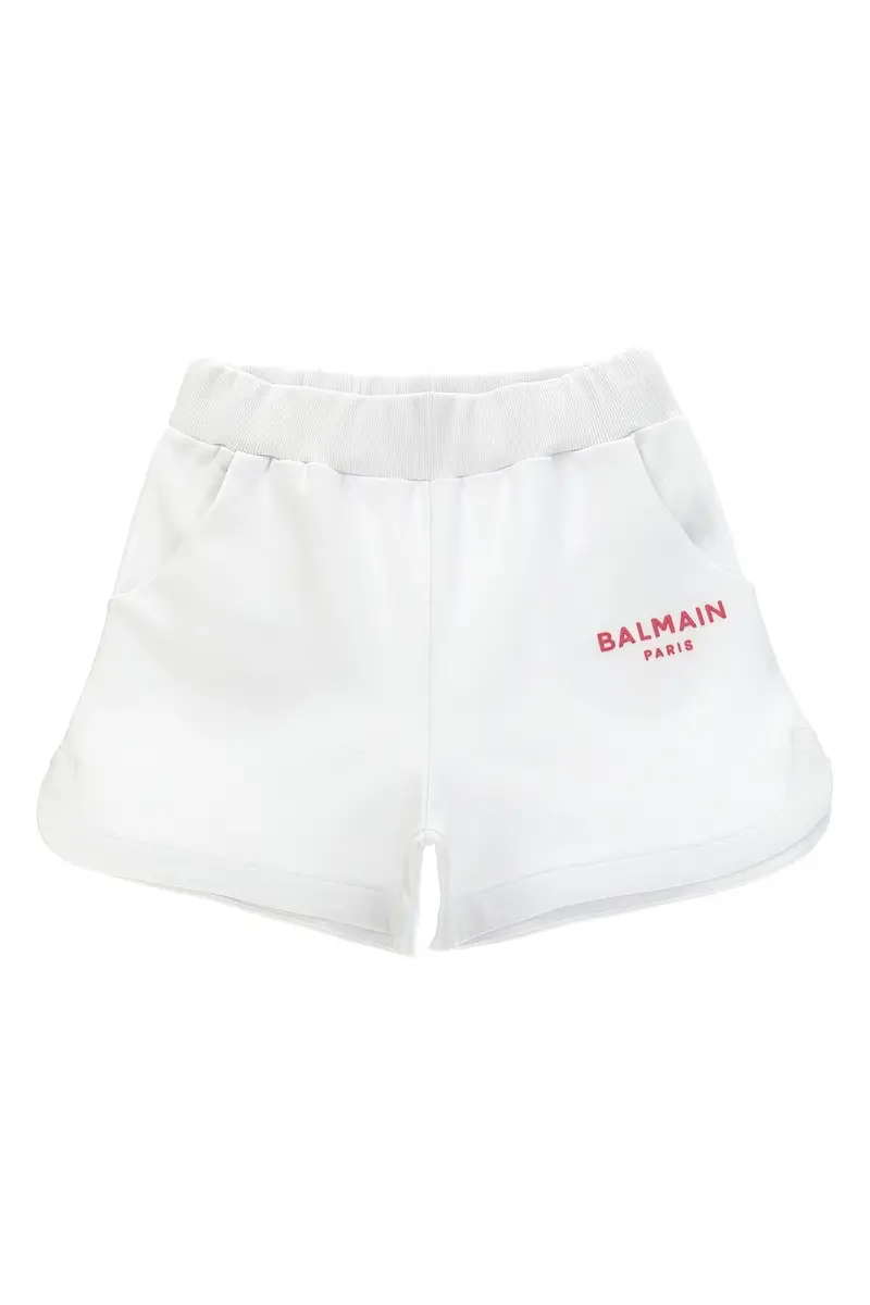 Short Logo Rilievo Bianco
