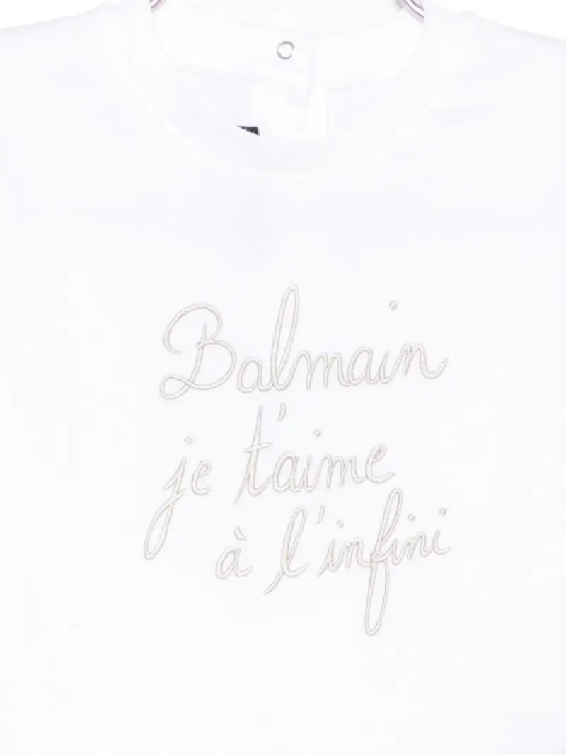 BALMAIN KIDS T-shirt Beige 3872230 miniatura 2