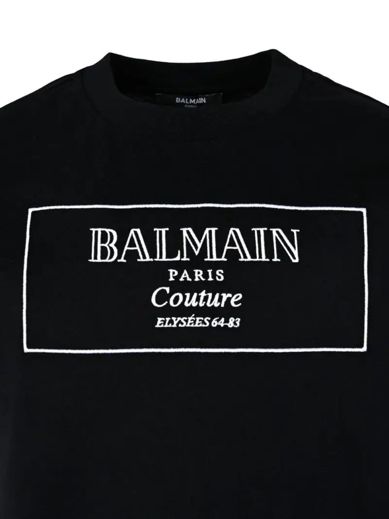 BALMAIN KIDS T-shirt Nero 2541213 miniatura 3