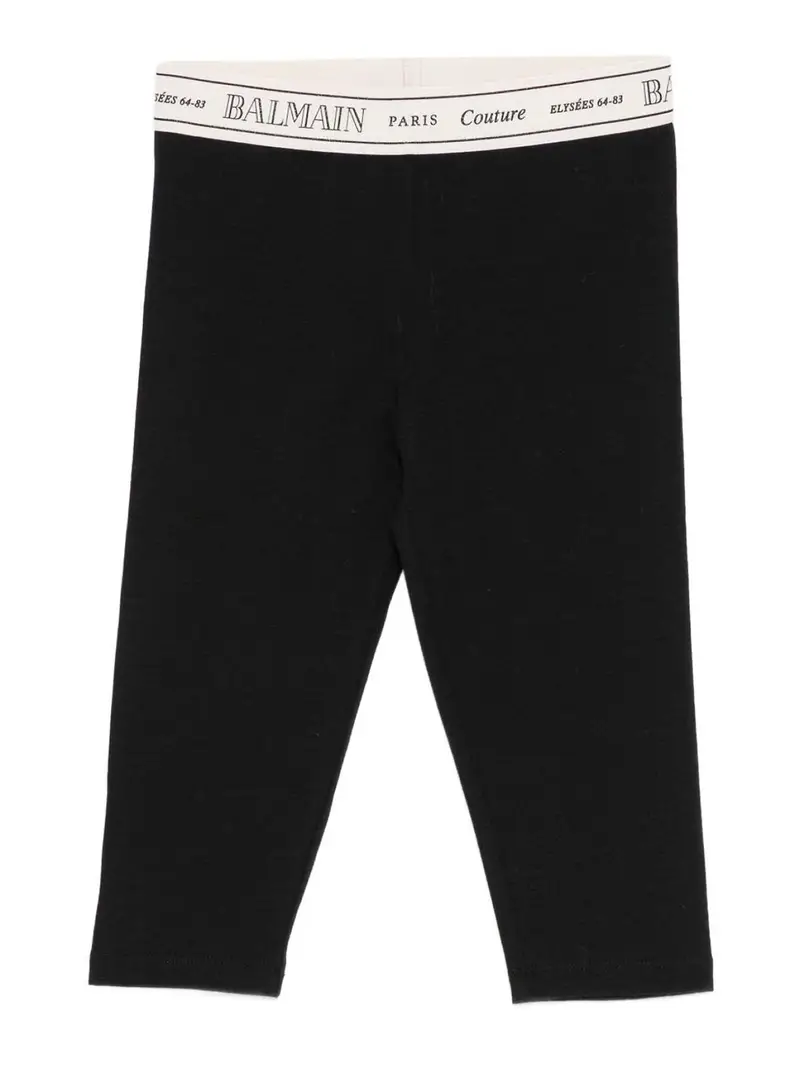 Balmain Leggings Nero 4007257