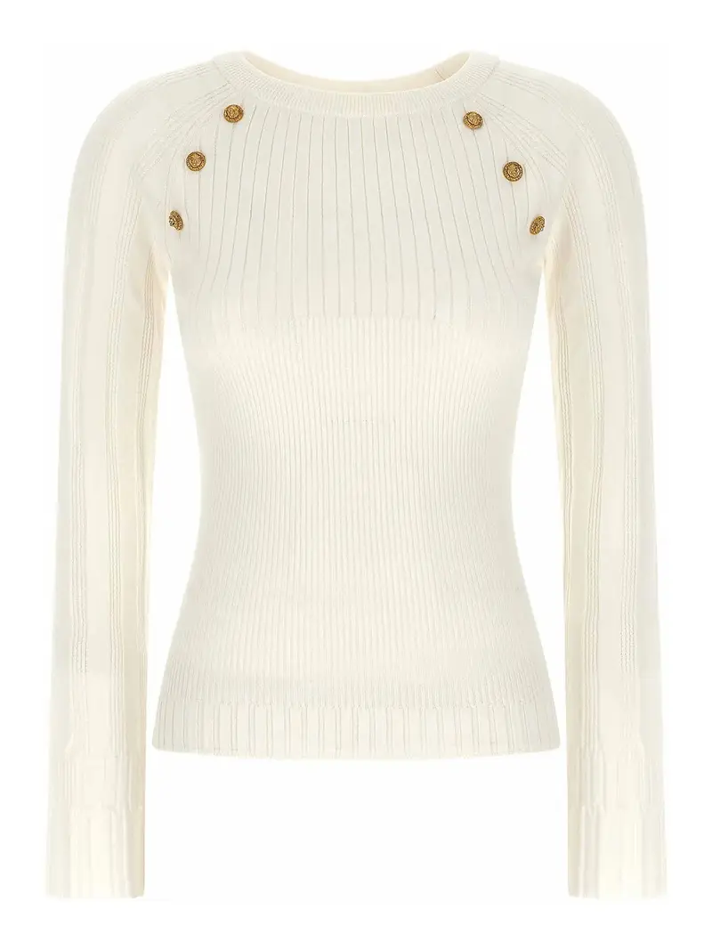 Maglia 3 Bottoni Bianco