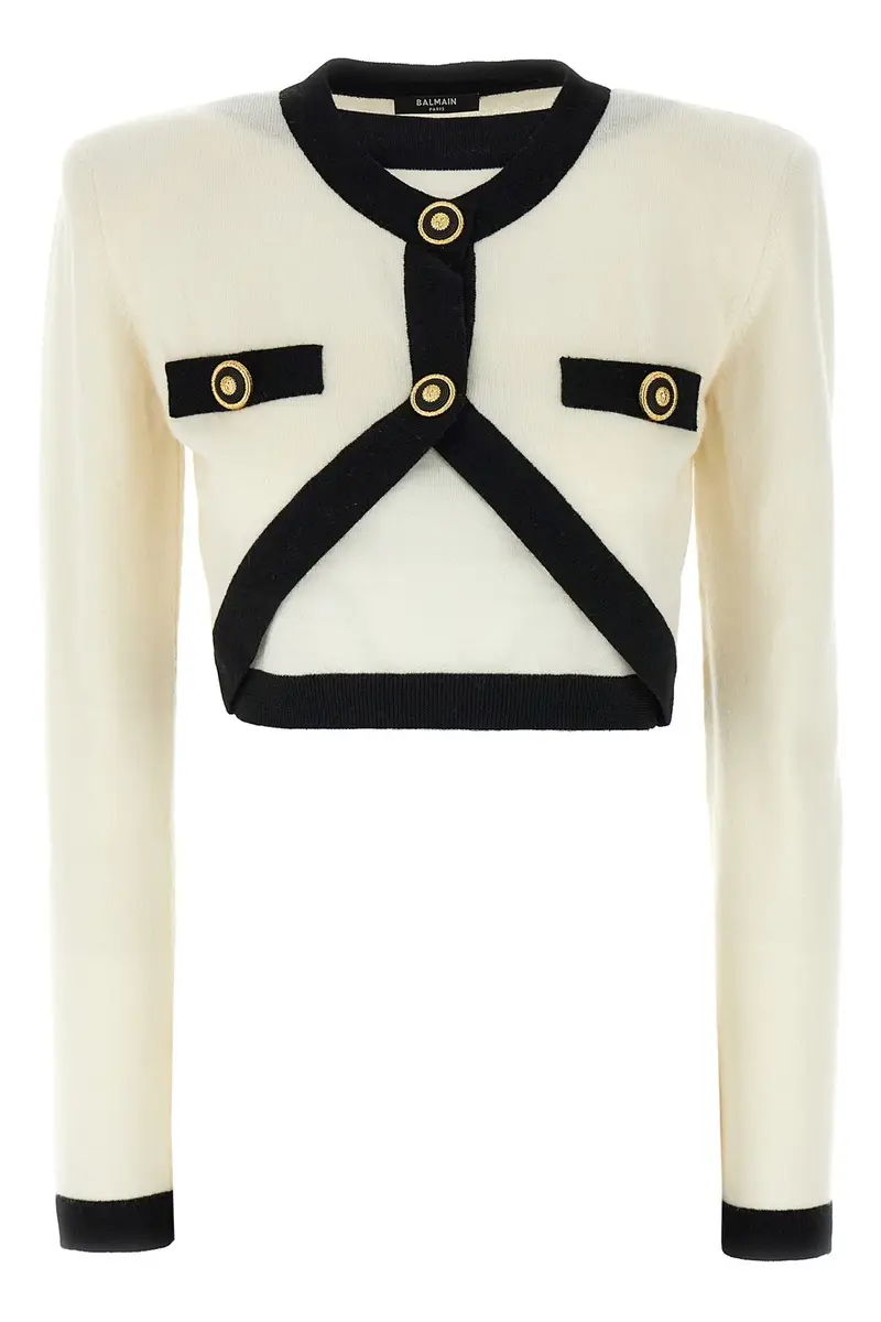 Maglia Filo Leone Catena Bianco