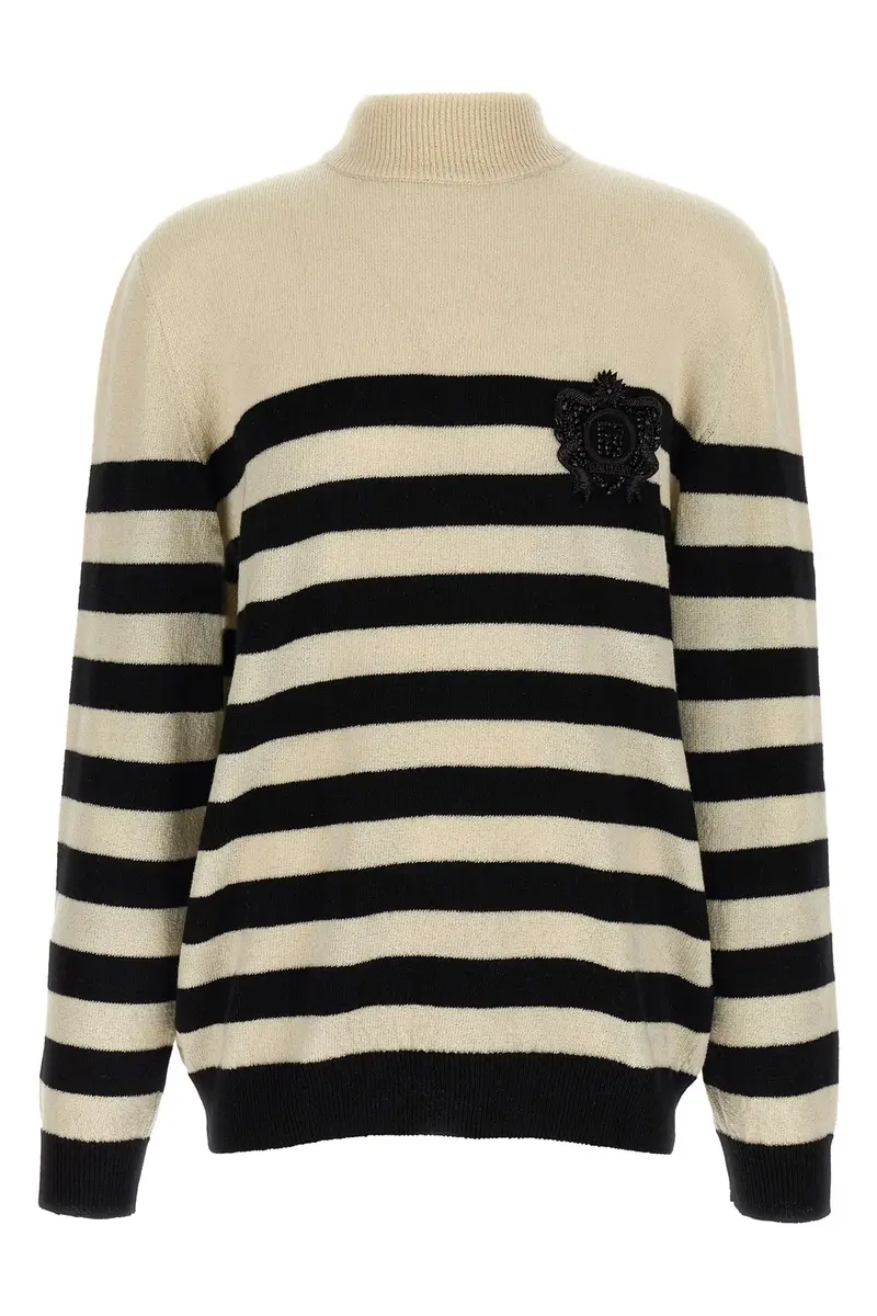 Maglione 'Marinière' Bianco