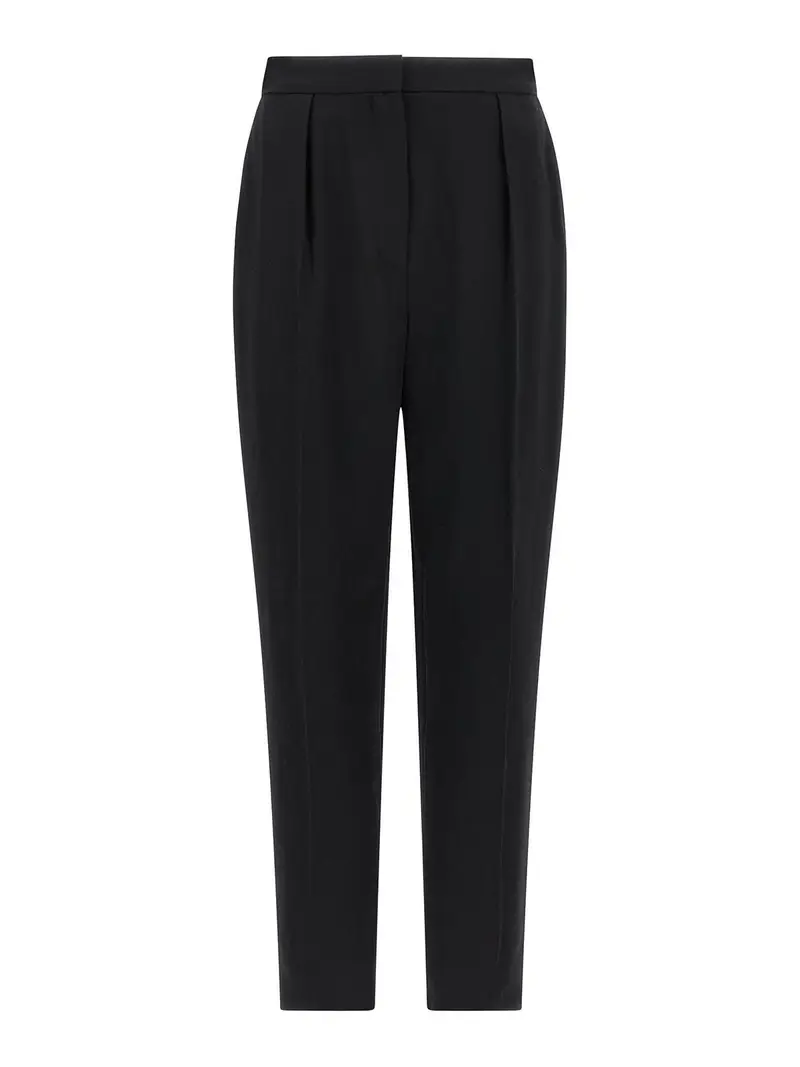 Pantaloni in vita alta Nero